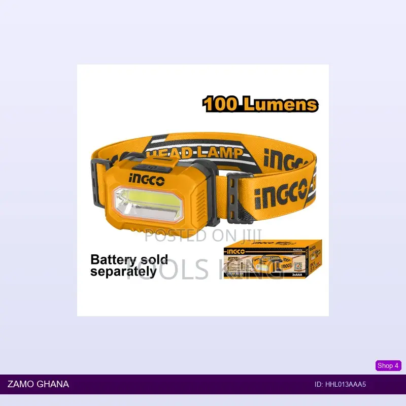 Head Lamp 100 Lumens - Hhl013aaa5
