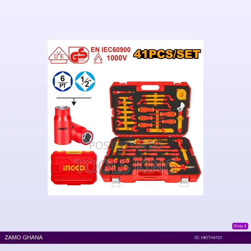 41pcs Insulated Hand Tools - Hkith4101