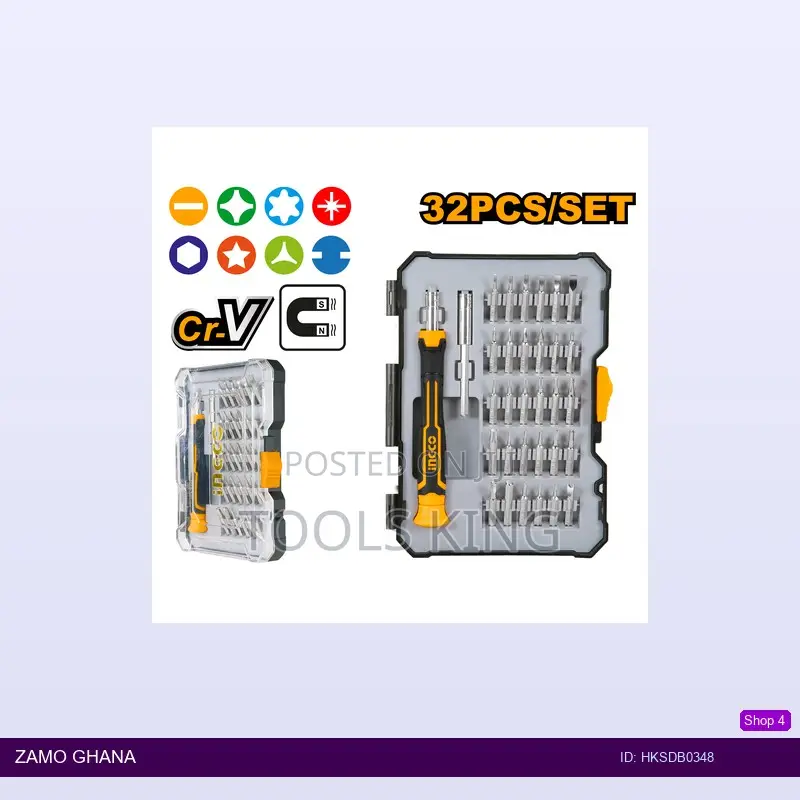 32pcs Precision Screwdriver Set - Hksdb0348