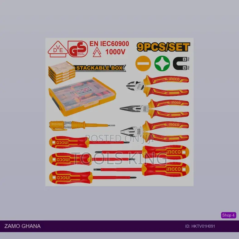 9 PCS Insulated Hantools Set - Hktv01h091