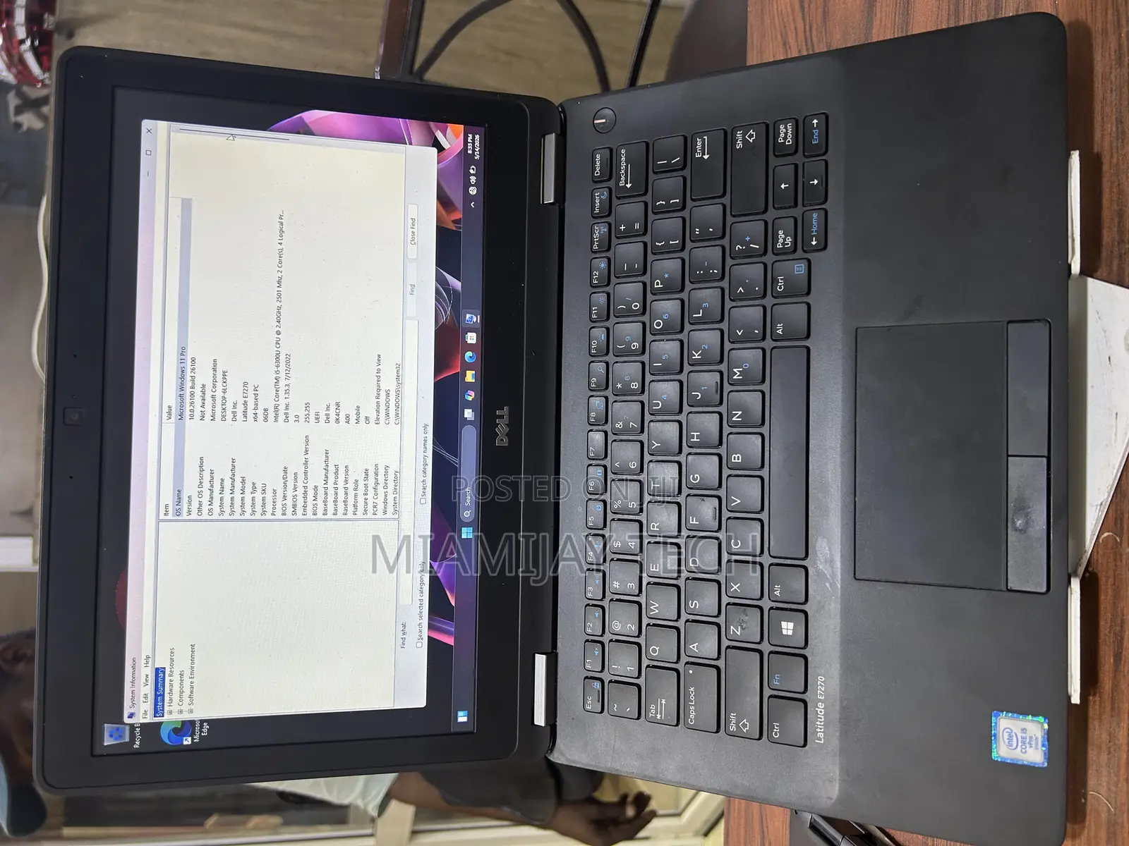 Laptop Dell Latitude E7270 8GB Intel Core i5 HDD+SSD 256GB