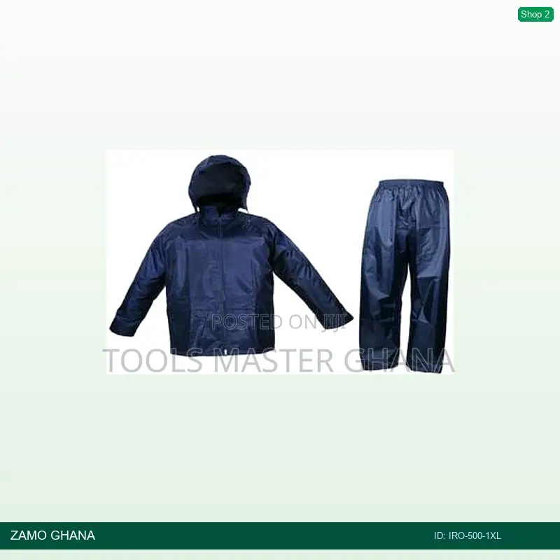 Irona Raincoat With Trousers Navy Blue 1xl - Iro-500-1xl