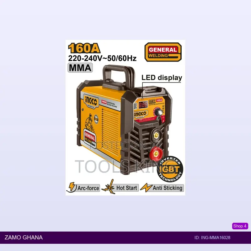 Inverter Mma Welding Machine 160a at - Ing-Mma16028