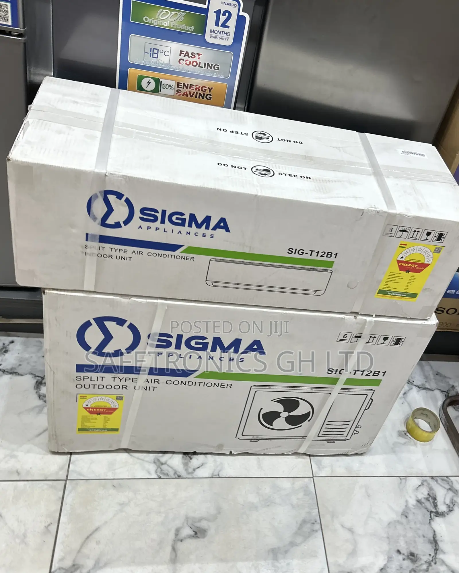 Original Fast Sigma 2.0hp R410 Split Ac Breeze