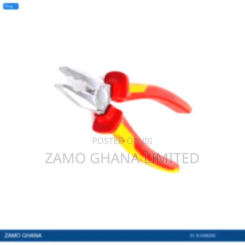 Combination Plier 200mm 1000v Chrome Multifunctional Red/Y - K-