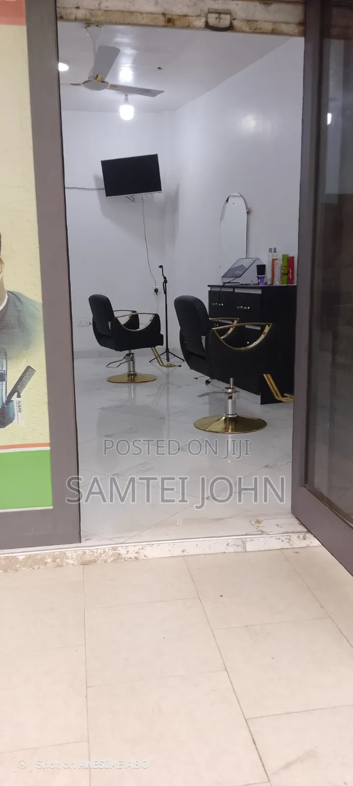 Barbering Shop With the Things for Rent at Madina Estate