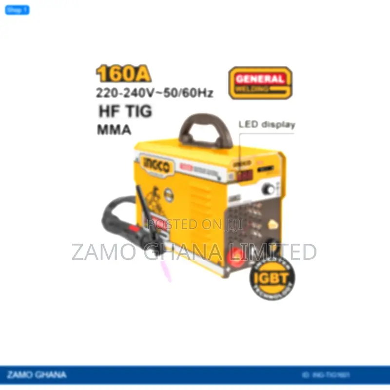 Inverter Tig/Mma Welding Machine 160a - Ing-Tig1601