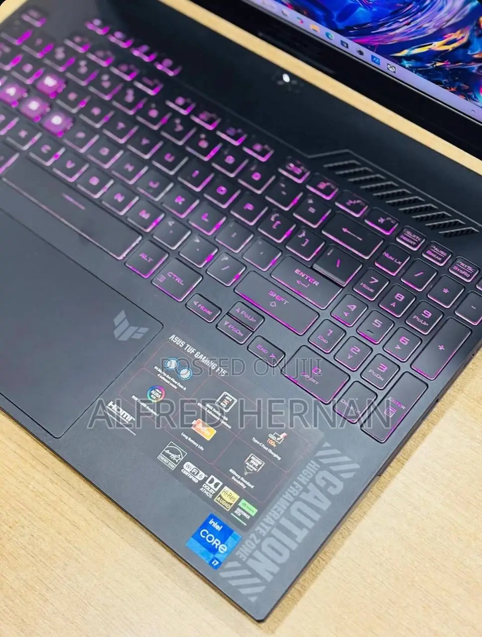 Laptop Asus TUF Gaming A15 16GB Intel Core i7 SSD 512GB