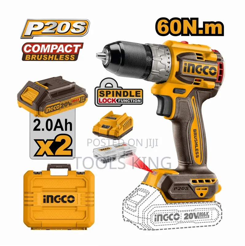 Compact Brushless Cordless Drill 20v - Cdli206021