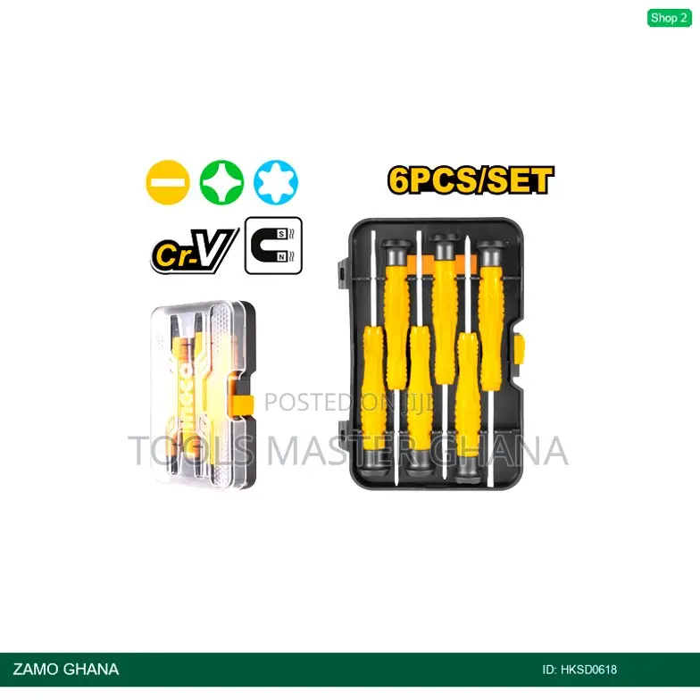6pcs Precision Screwdriver Set - Hksd0618