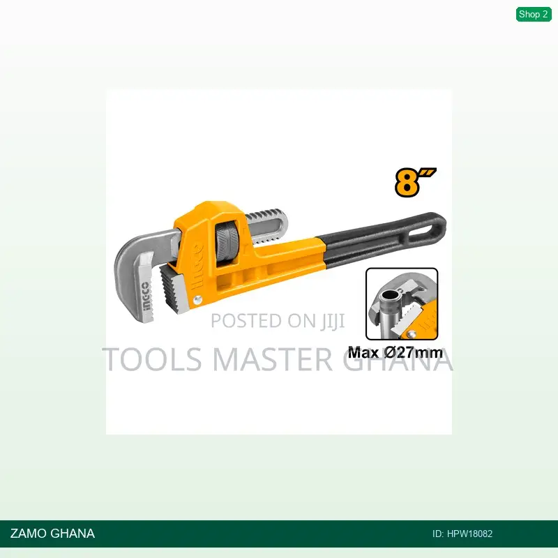 Pipe Wrench 8" - Hpw18082