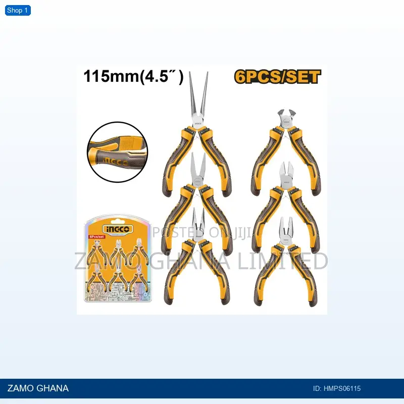 6 PCS Mini Pliers - Hmps06115