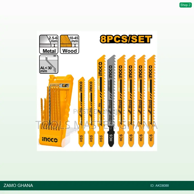 8 PCS Jig Saw Blades - Akd8088