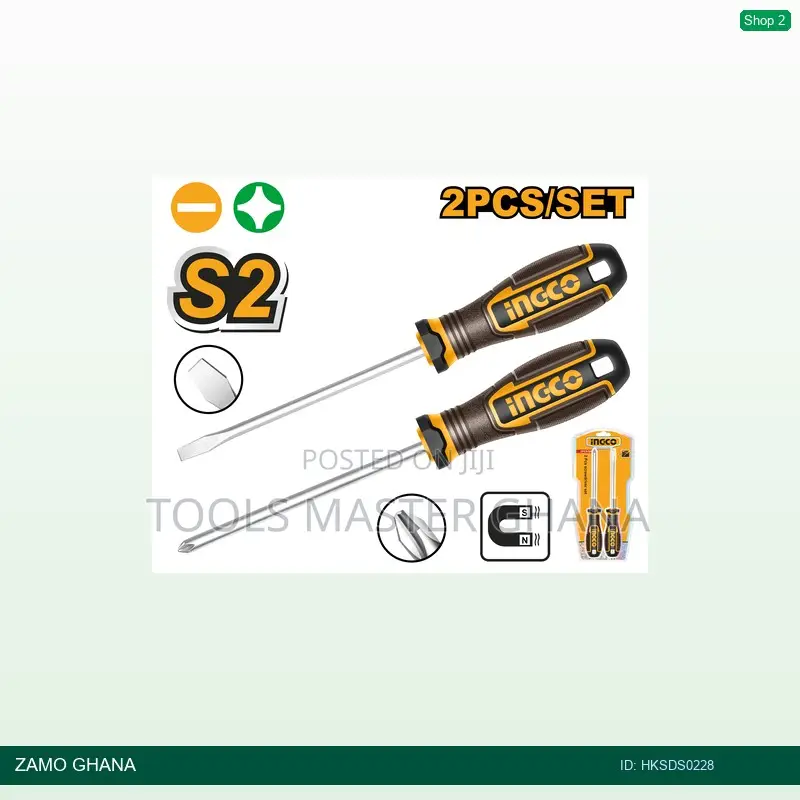 2 PCS Screwdriver - Hksds0228
