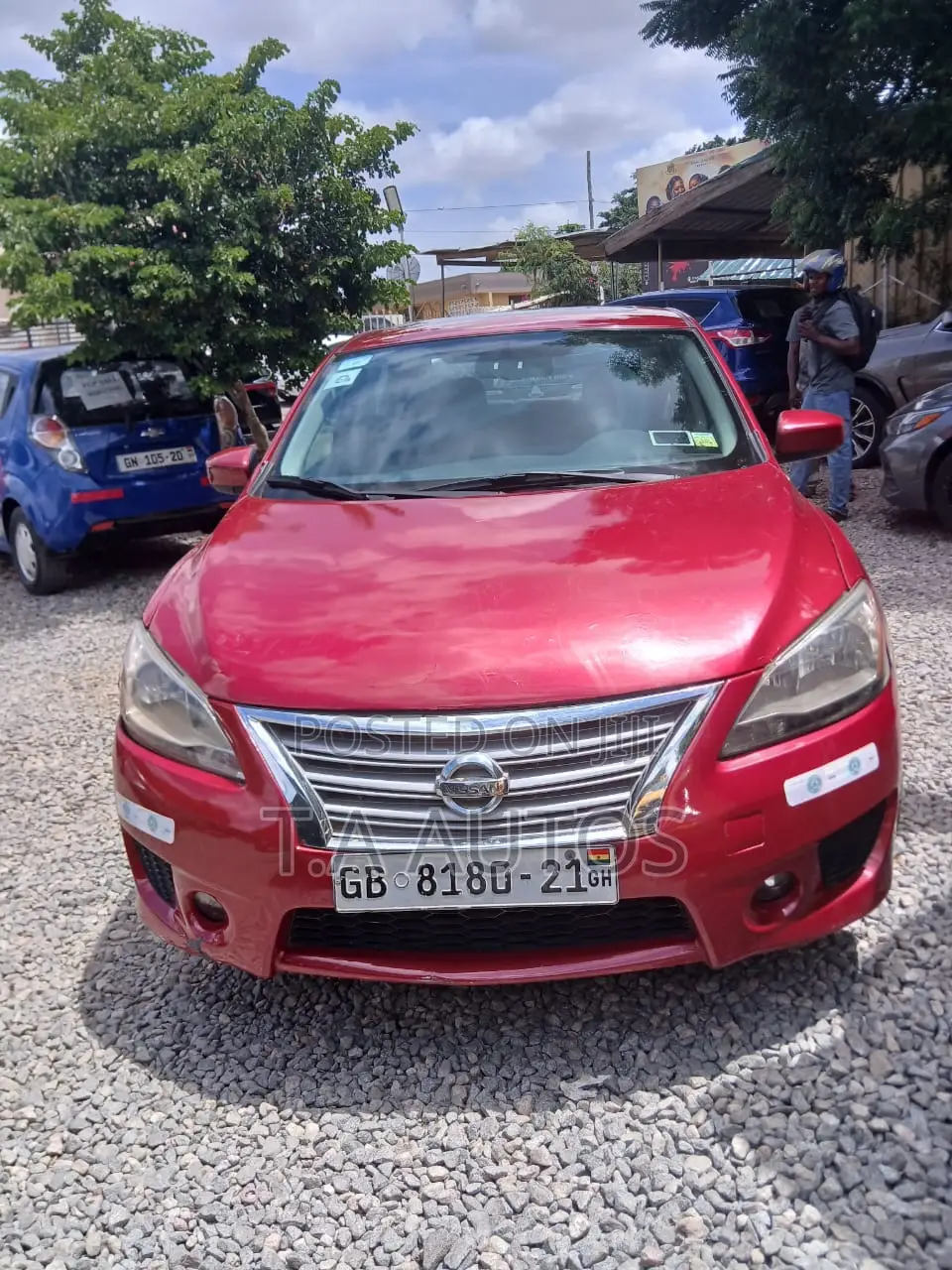 Nissan Sentra S 4dr Sedan (1.8L 4cyl 6M) 2015 Red