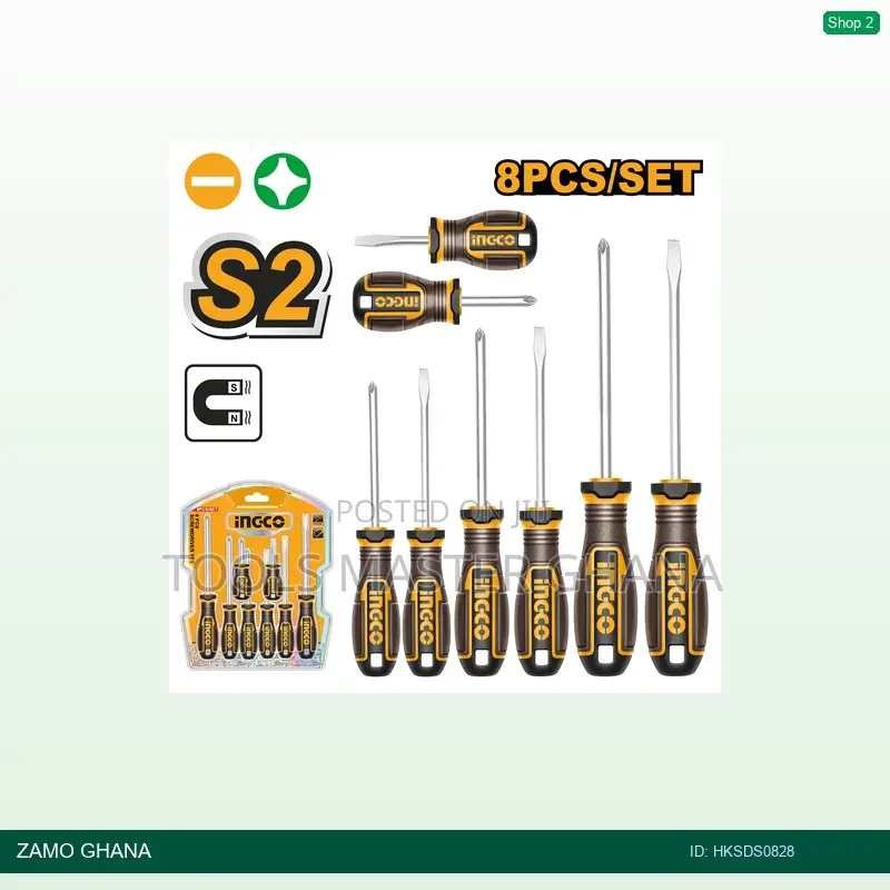 8 PCS Screwdriver - Hksds0828