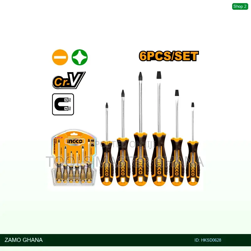 6 PCS Screwdriver - Hksd0628