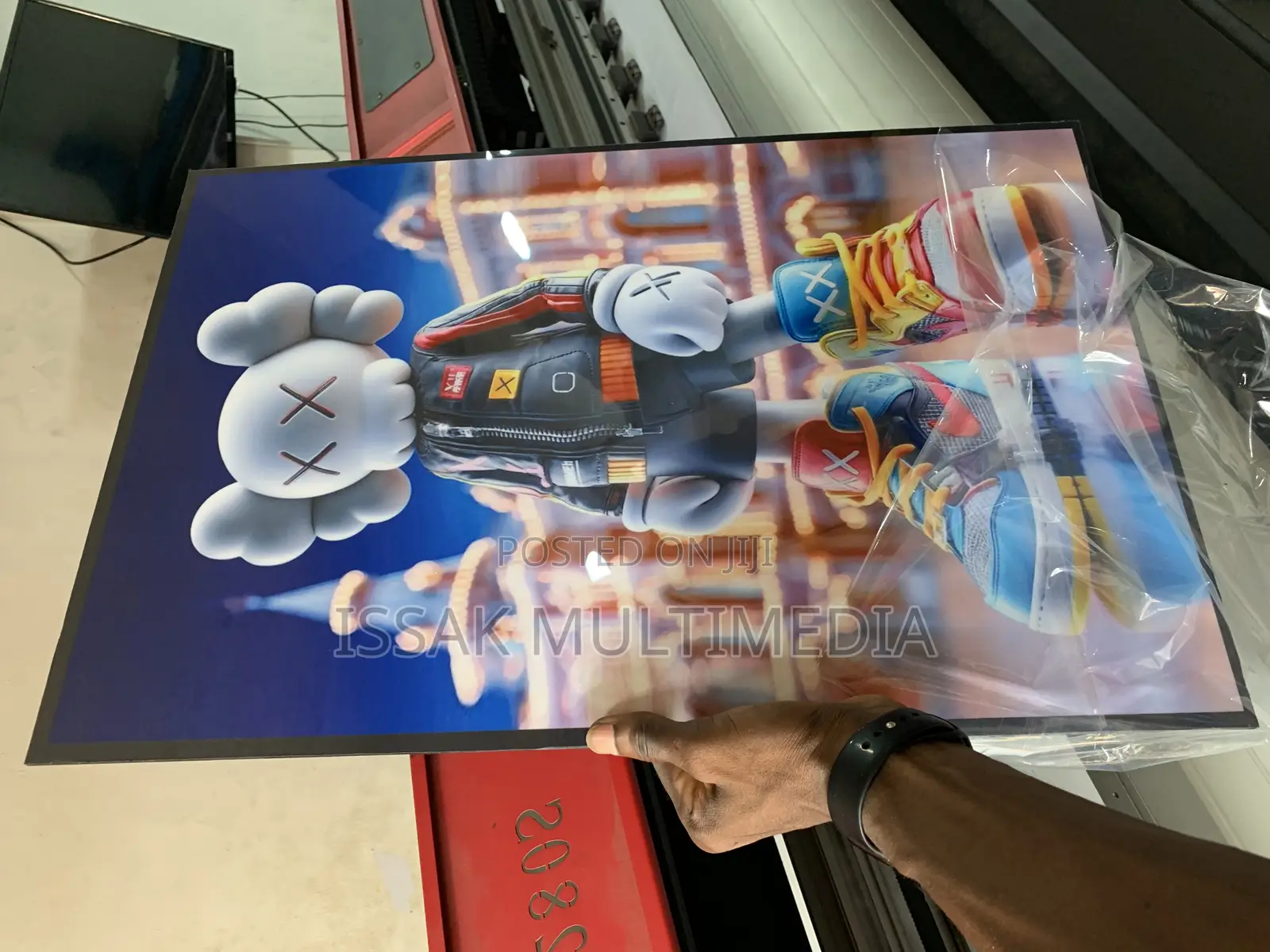 Kaws Art 16x24in