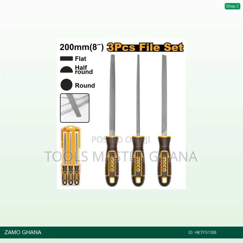 3 PCS Steel File - Hktfs1308
