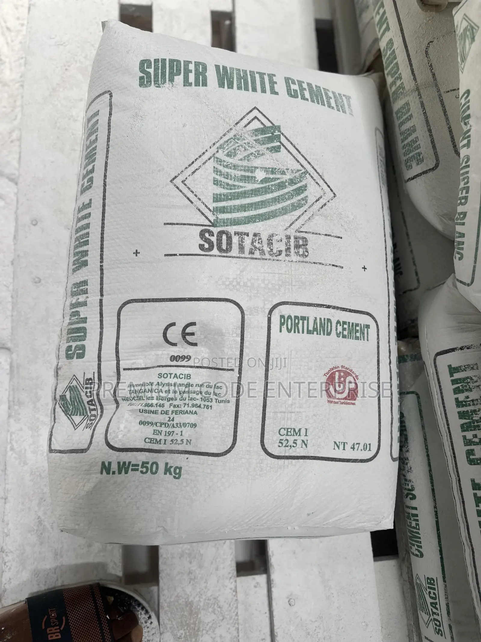 White Cement 52.5n, 50kg