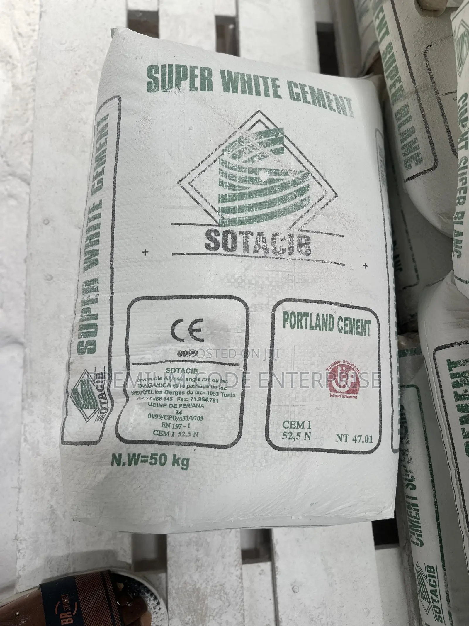 White Cement 52.5n, 50kg
