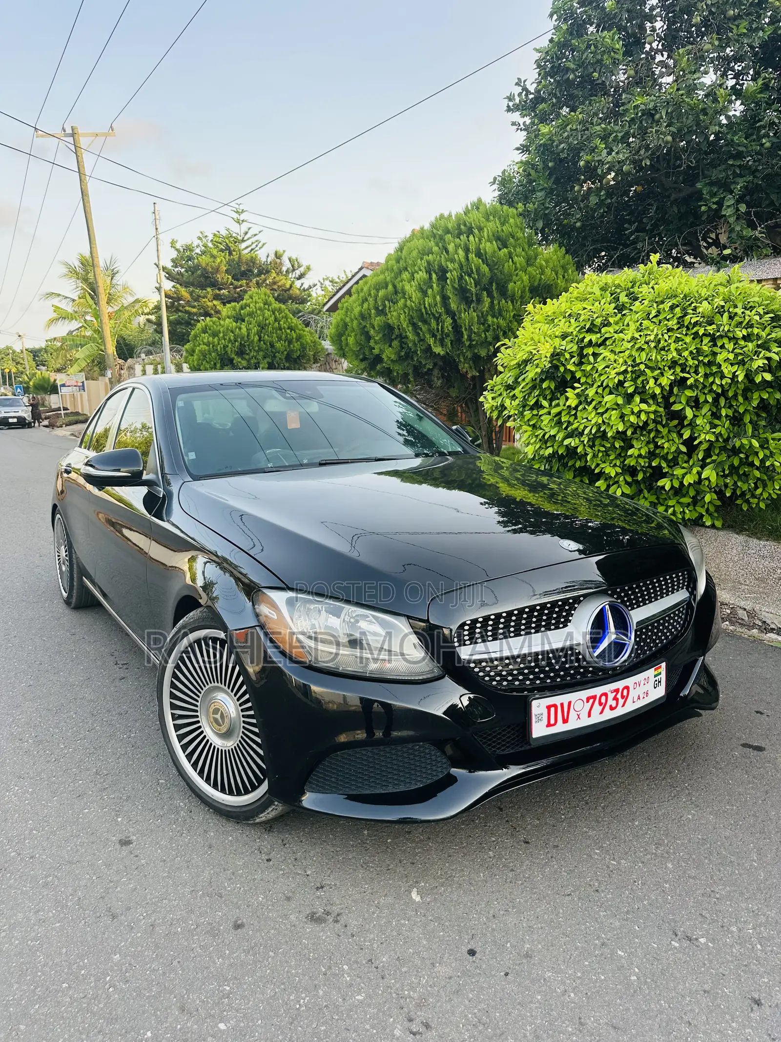 Mercedes-Benz C300 Sport 4Matic Sedan AWD (2.0L 4cyll 7A) 2016 Black