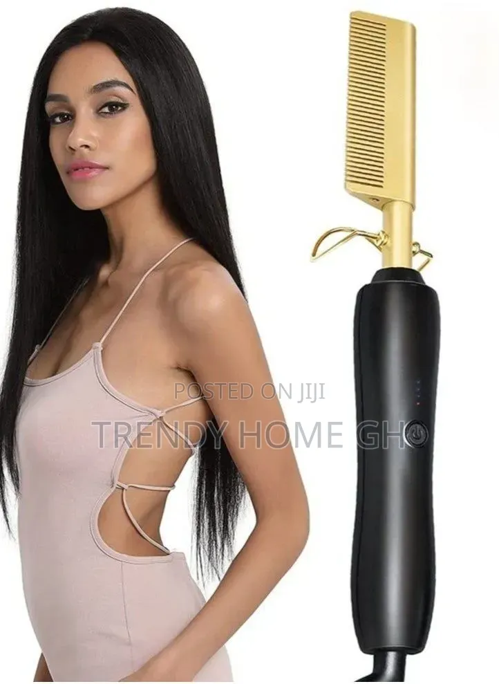 Electric Hot Comb – Fast Heating Hair Straightening Comb