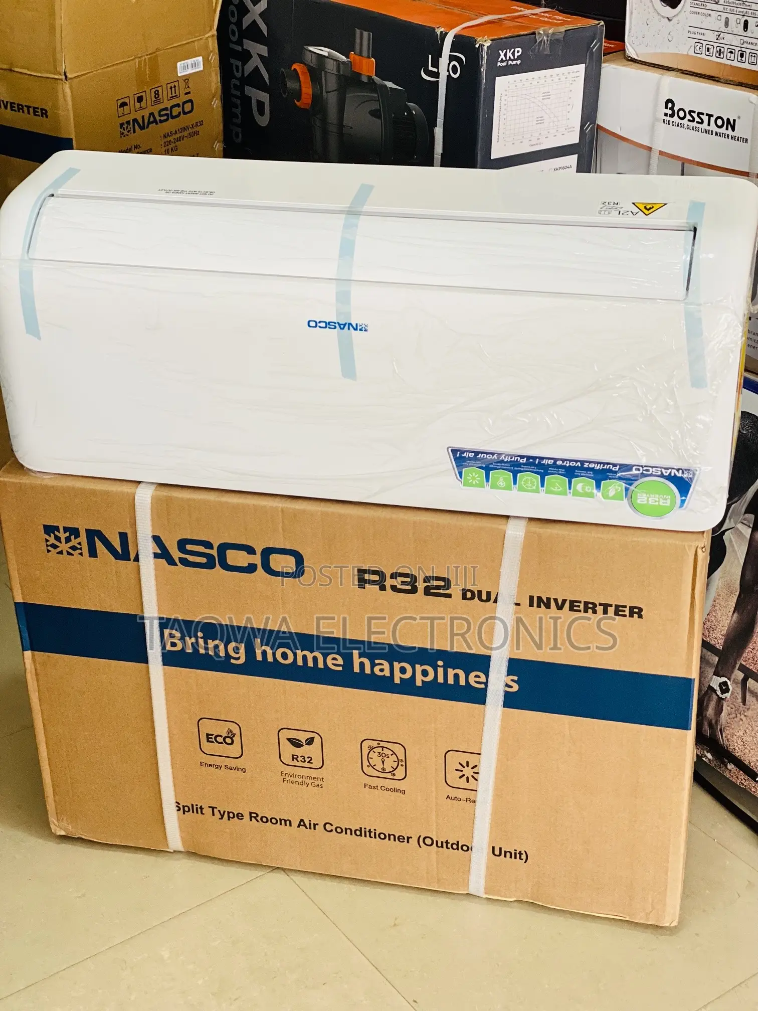 Rapidly Cools Nasco R32 Inverter 1.5hp Air Conditioner