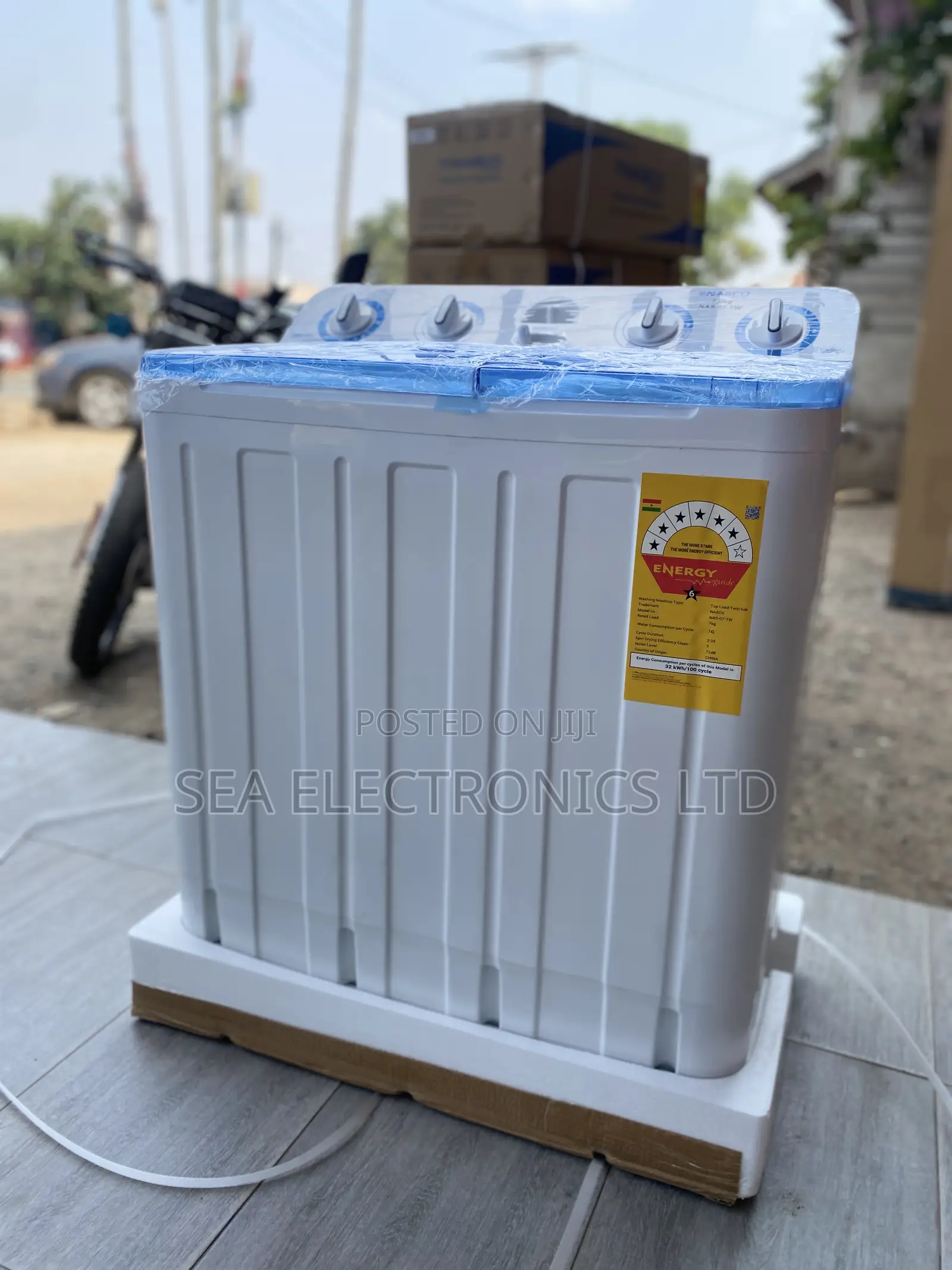 New Update Nasco 7kg Top Load Semi Automatic Washing Machine