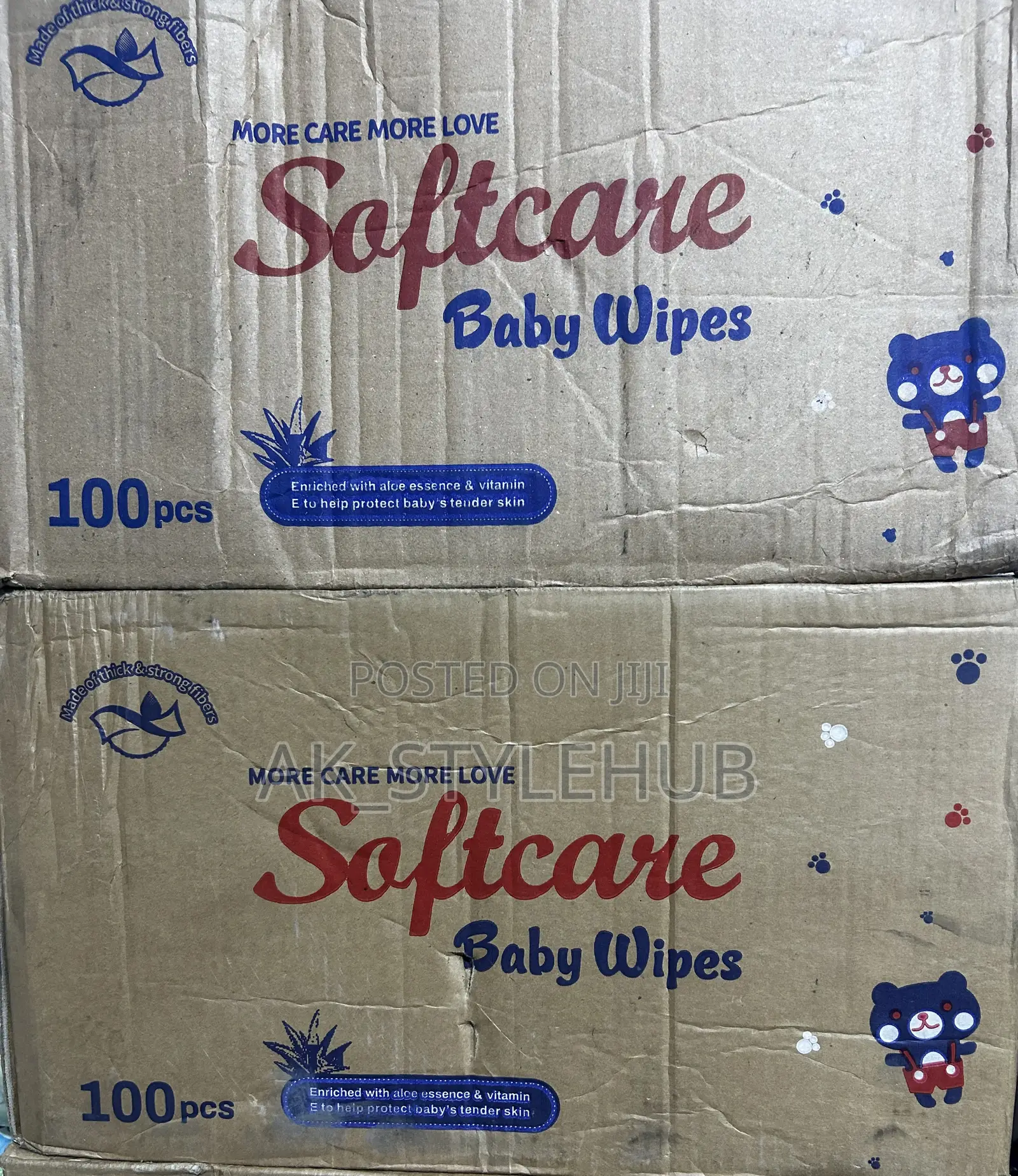 Softcare Wipes 100pieces *12