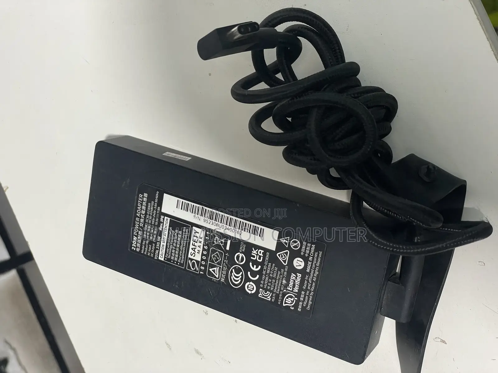 Razor Blade Laptop Ac Charger/Adapter 230w. Uk Used