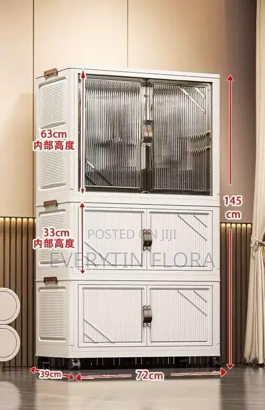 Foldable Plastic Wardrobe