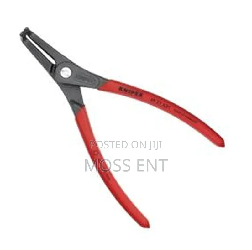 Circlip Plier External Precision Shaft Side 210mm 90d Red - K-4921a31