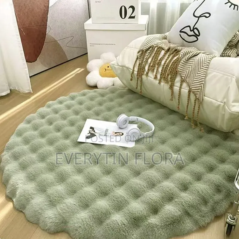 Bubble Fur Round Carpet
