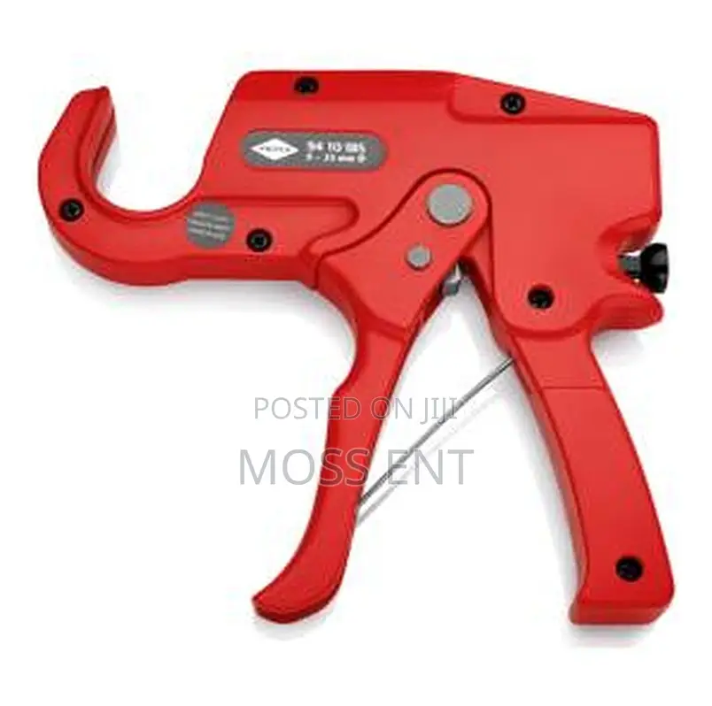 Plastic Pipe Cutter 185mm Plier 35mm Conduit Pipe All Red - K-
