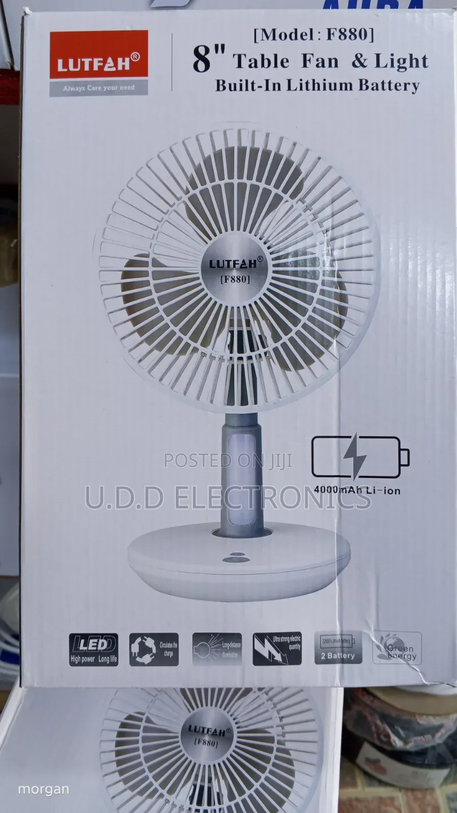Desk/Table Top Fan(8")