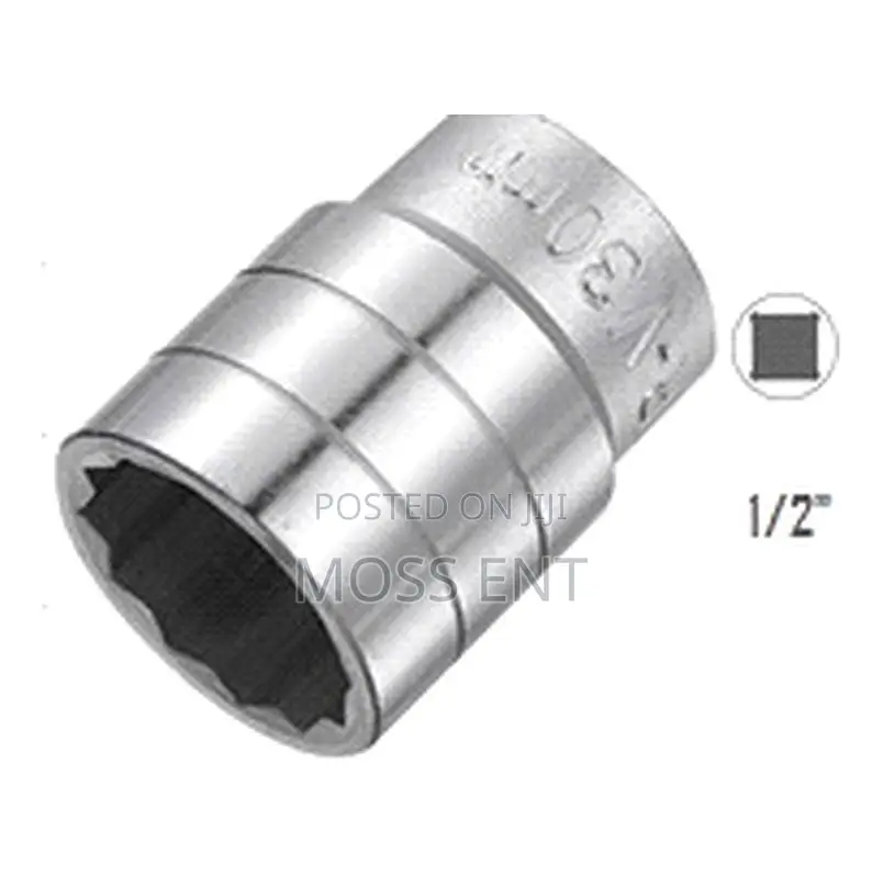 Drive Socket Short 12pt 1/2inch X 8mm - Absk40008-St002