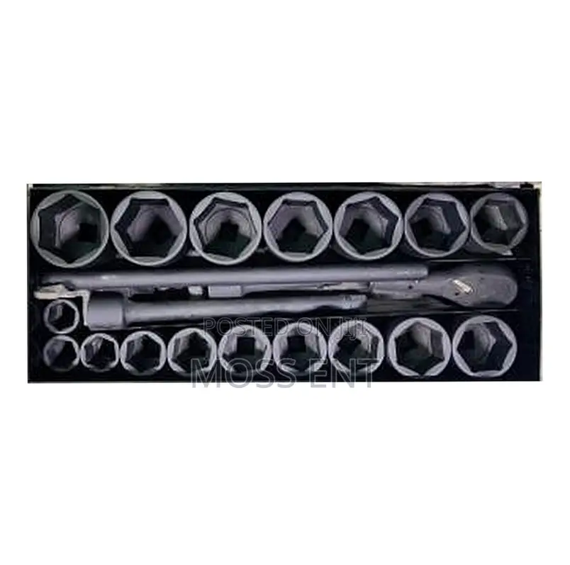 22pcs 1inch Dr Socket Set Mechanica - Me22-1bm