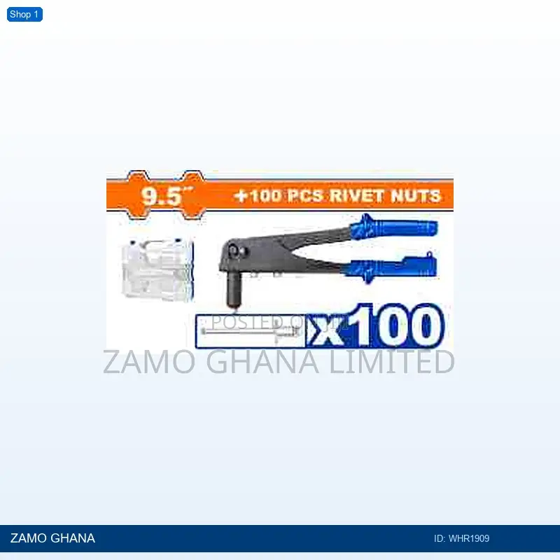 101 PCS Hand Riveter and Rivets - Whr1909