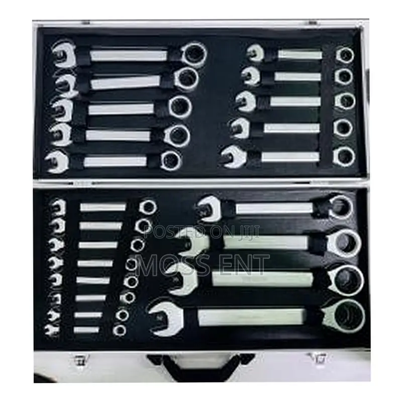 Combination Spanner Set 22pcs Ratchet Gear 6-32mm - Ss-22-C-Rg