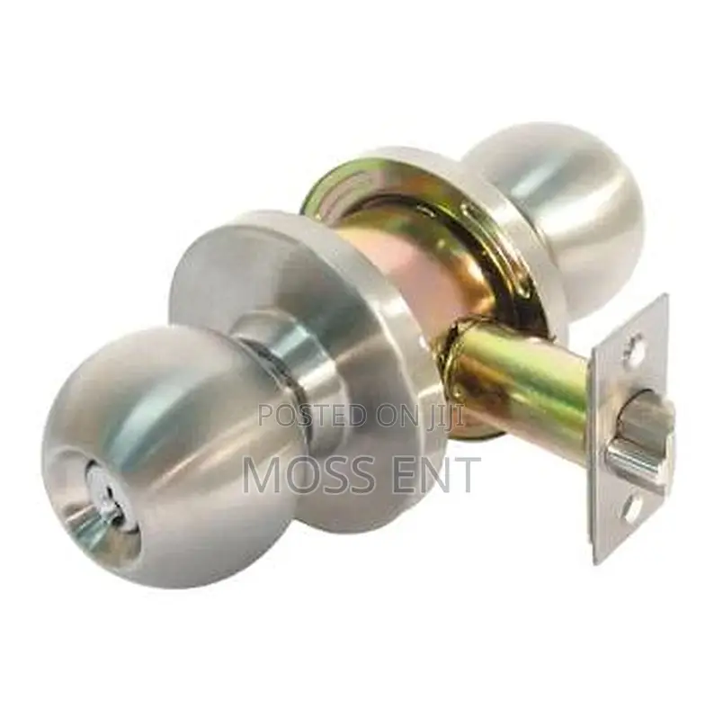 Tesa Knob Lock 3900 60/70 Luna Nickel - Tesa-3l00u0ns