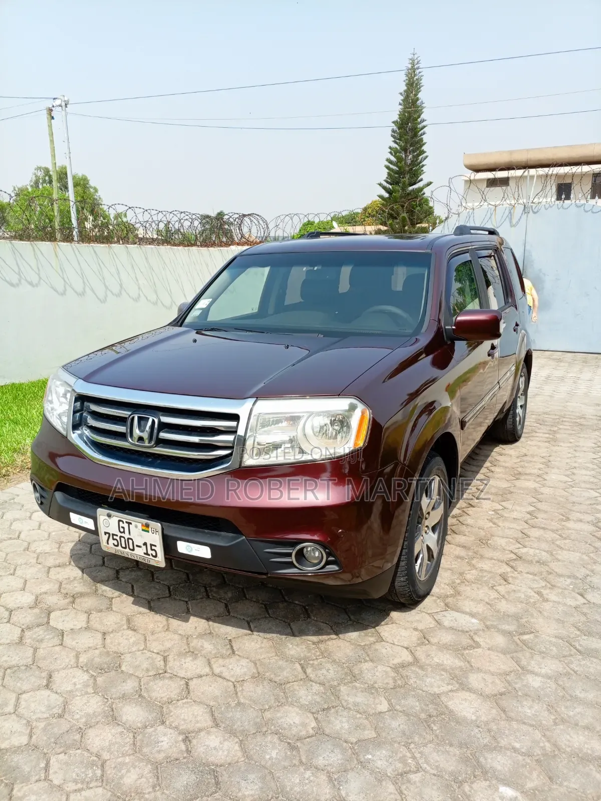 Honda Pilot Touring w/RES/Navi 4WD (3.5L 6cyl 5A) 2012 Burgundy