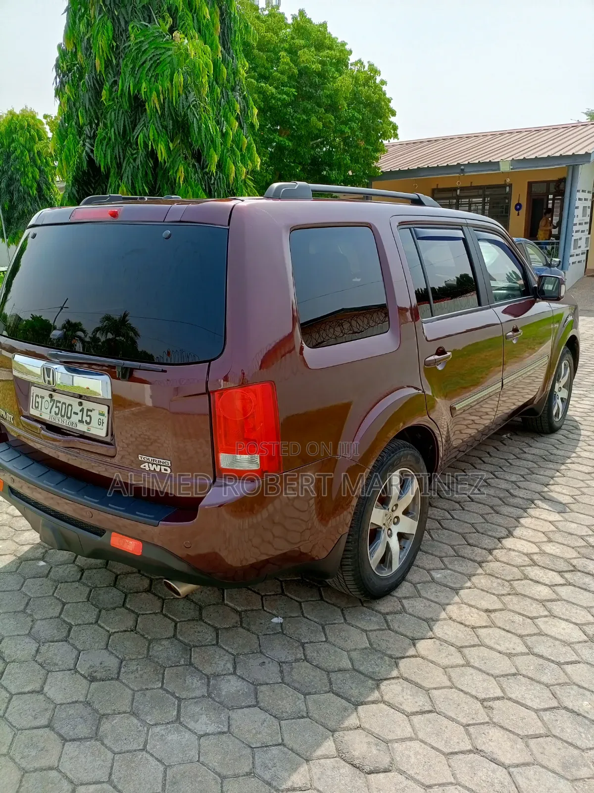 Honda Pilot Touring w/RES/Navi 4WD (3.5L 6cyl 5A) 2012 Burgundy