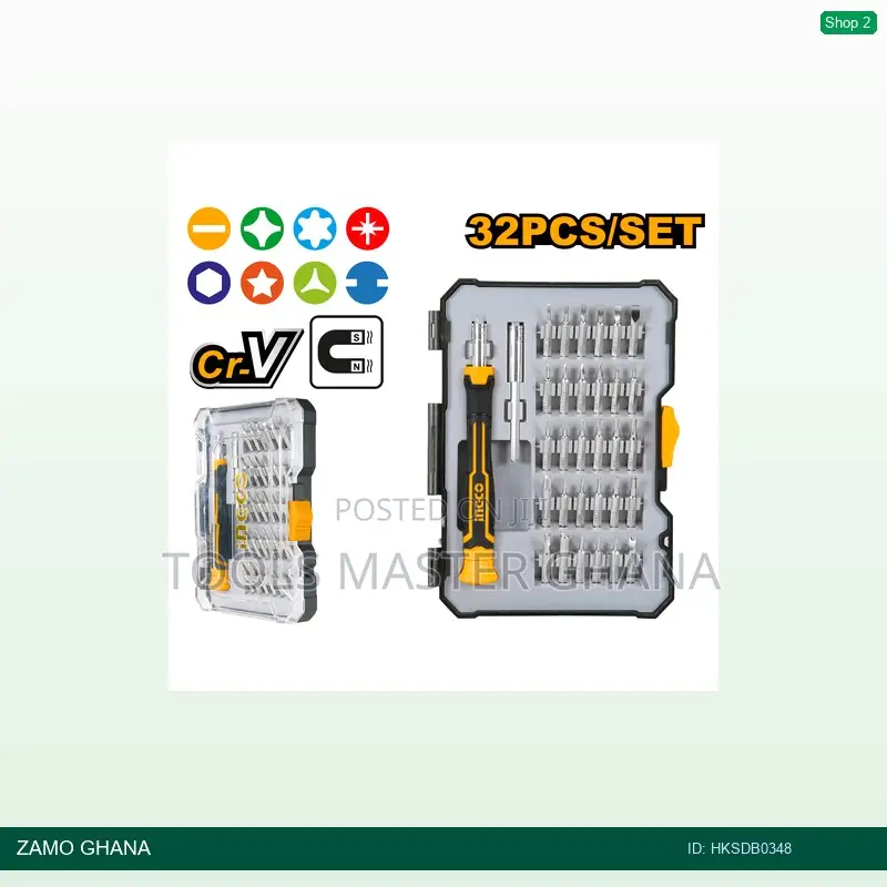 32pcs Precision Screwdriver Set - Hksdb0348