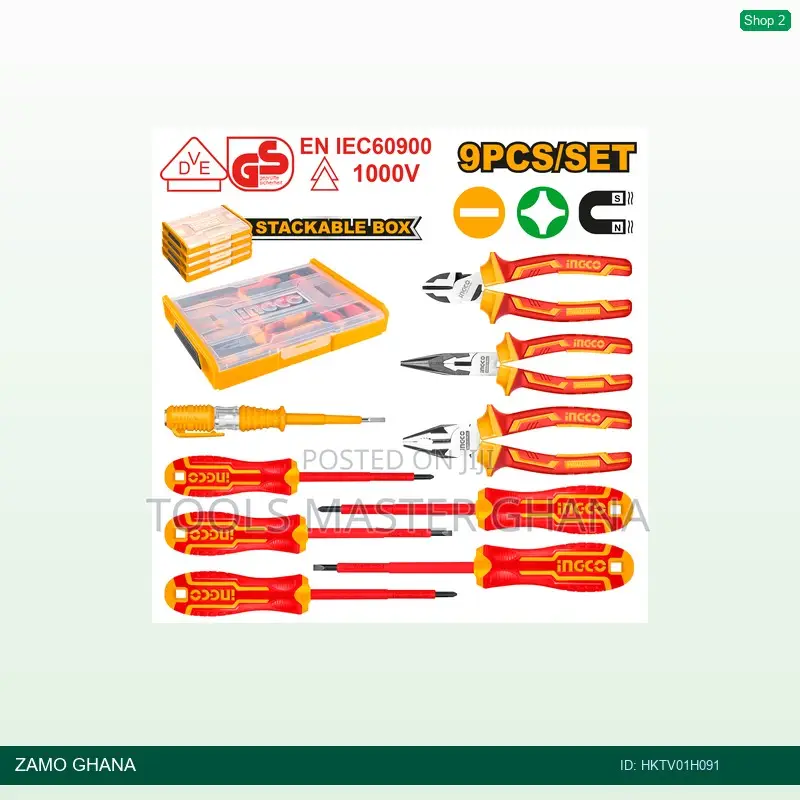 9 PCS Insulated Hantools Set - Hktv01h091