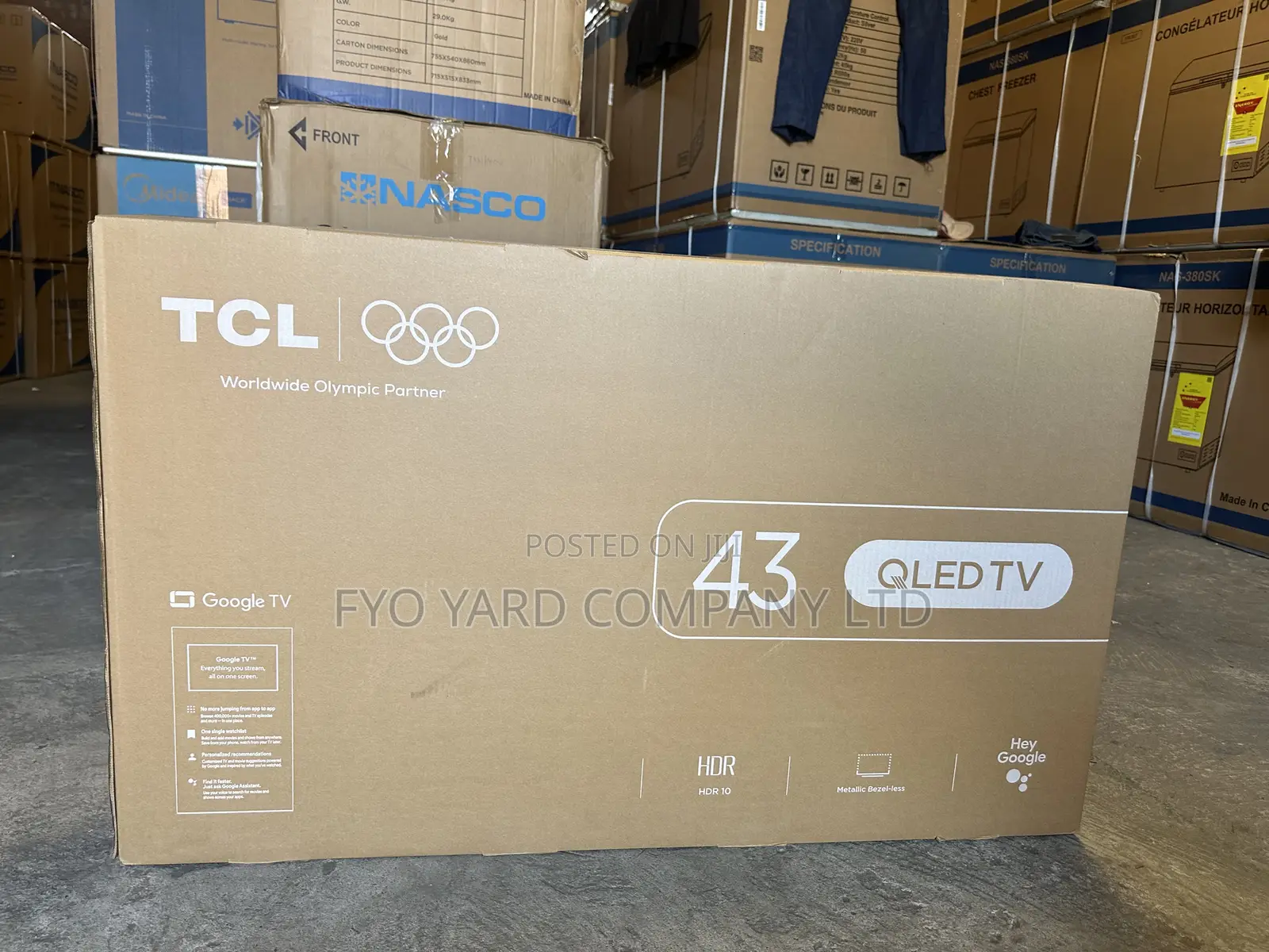 Elegant Design TCL Qled Smart 43 Inch Android Digital Led Tv