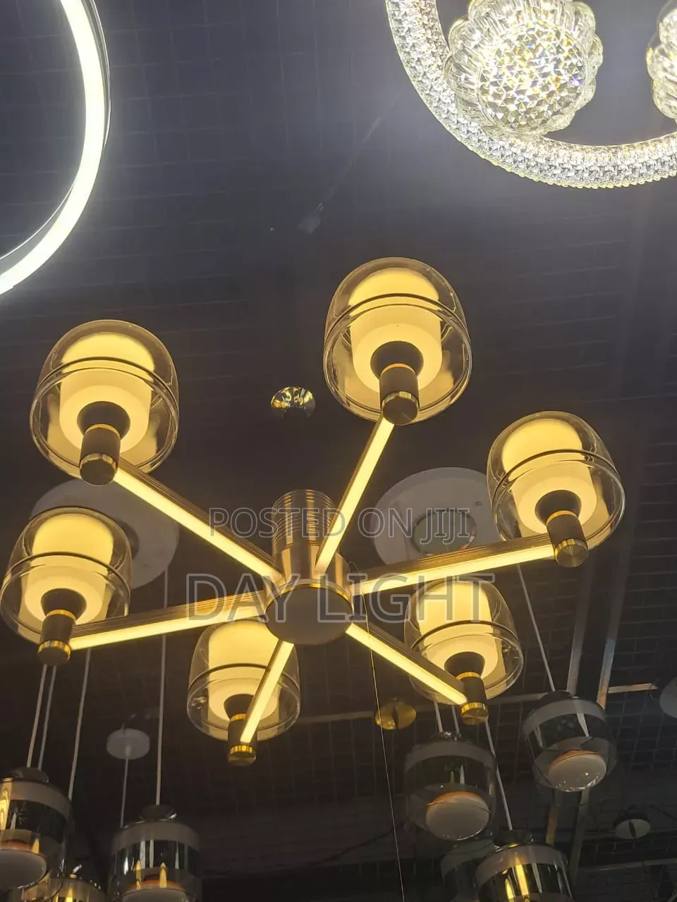 Crystal LED Pendant Light.