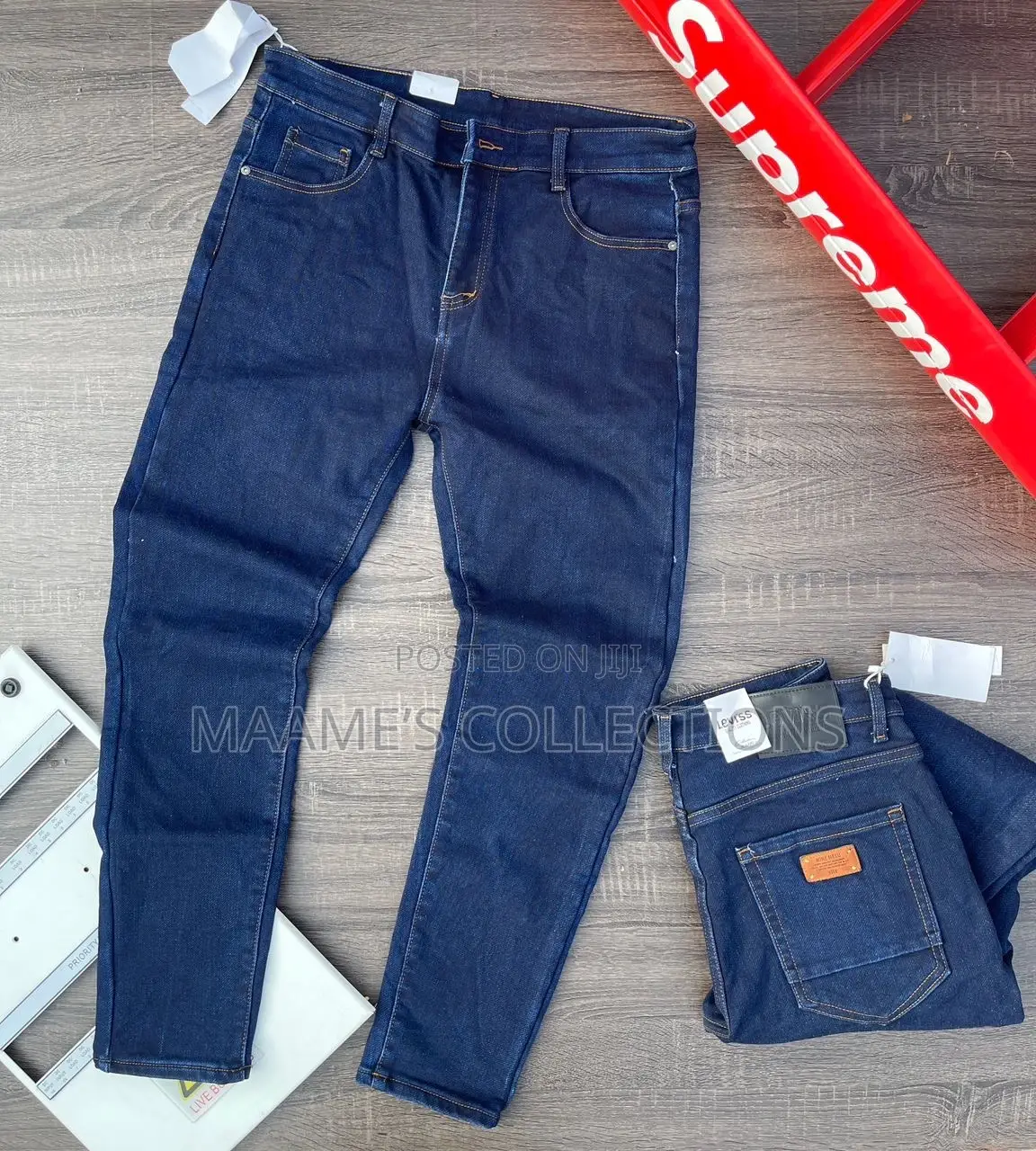 Stock Plain Jeans Trousers for Men (Sizes 30,31,32,33, 34, 36, 38, 40)