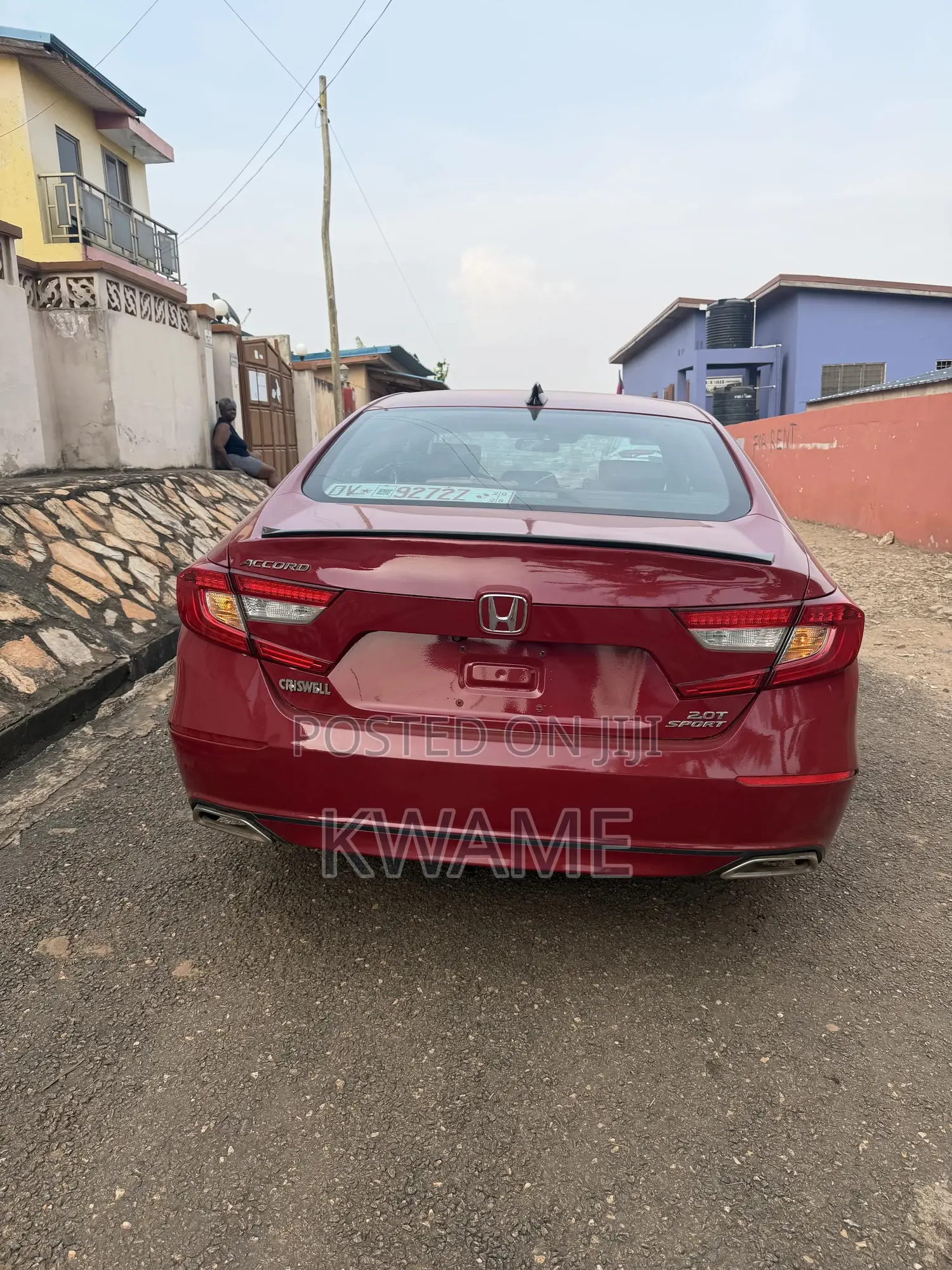 Honda Accord Sport 2.0T 2021 Red