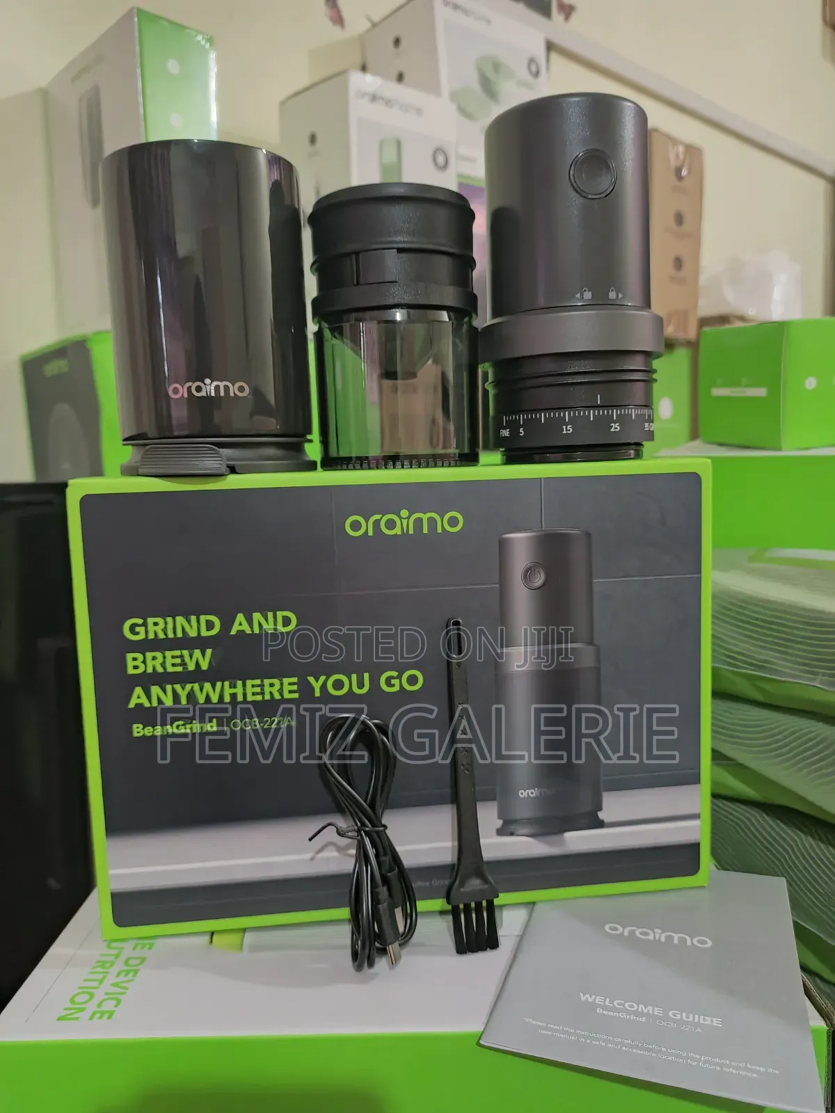 Oraimo Beangrind 2in1 Portable 350ml Coffee Grinder